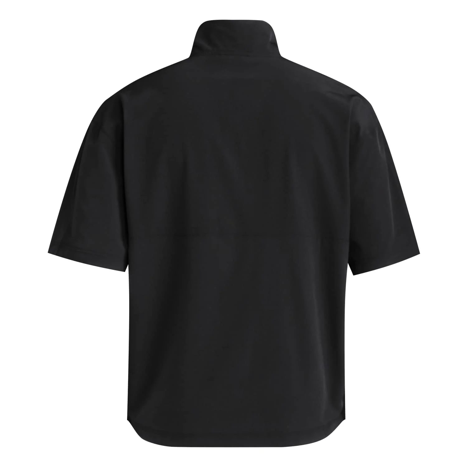 adidas Miami Hurricanes Black Short Sleeve 1/4 Zip Performance Jacket - Image 3