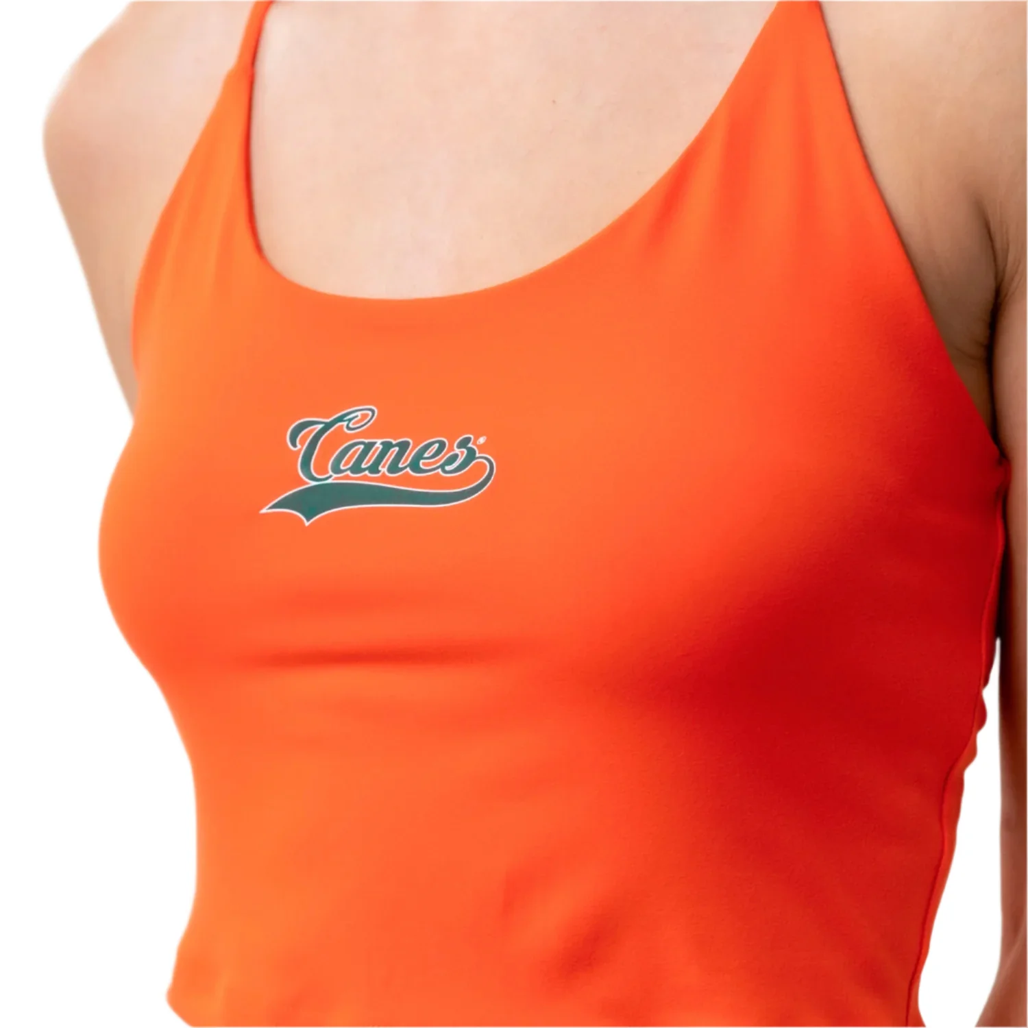 ESTABLISHED & CO. Miami Hurricanes Women's Orange Campus Rec Tank - Image 3