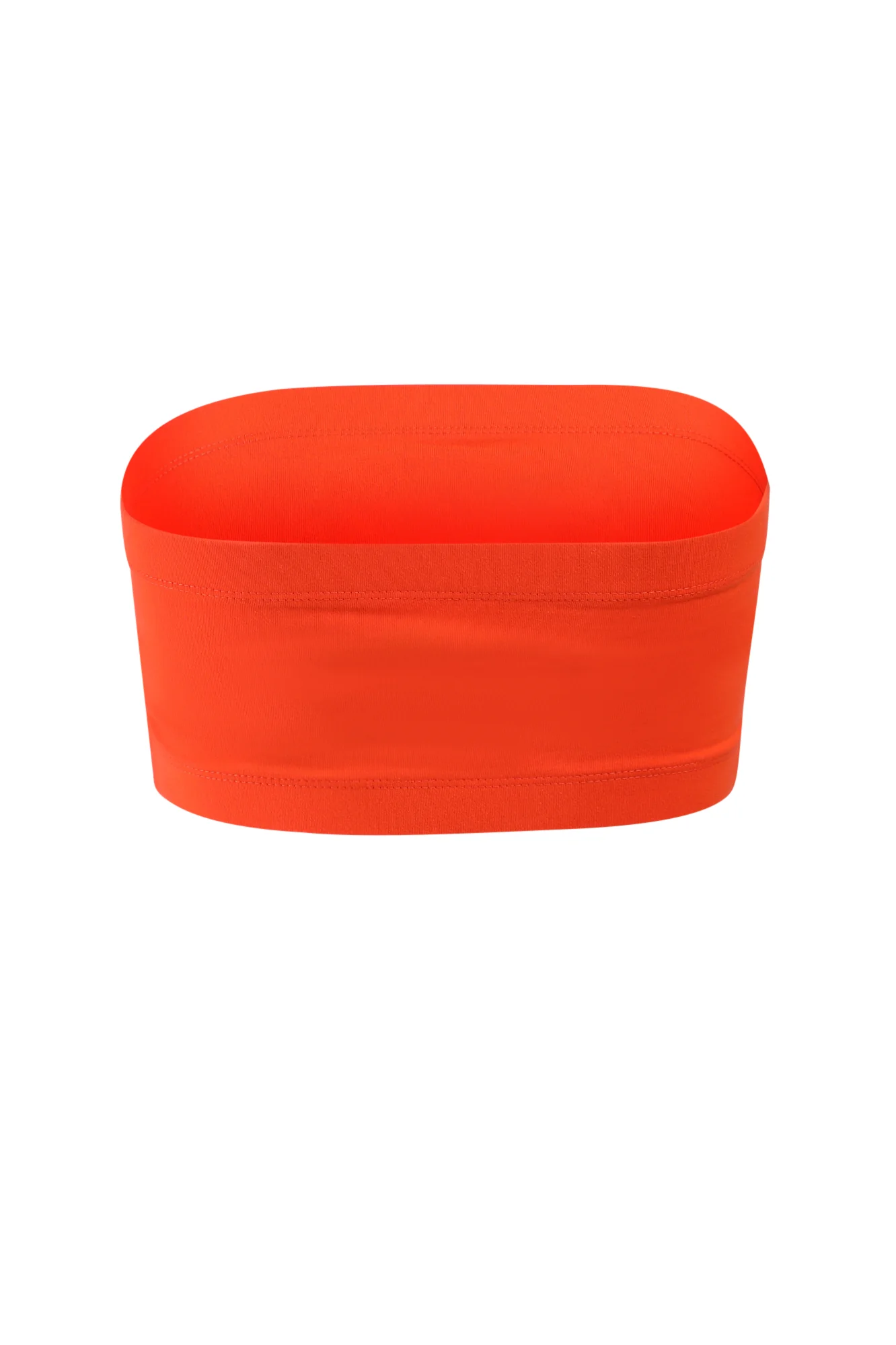 Hype and Vice Miami Hurricanes Women's Orange U Bandeau Top - Image 2