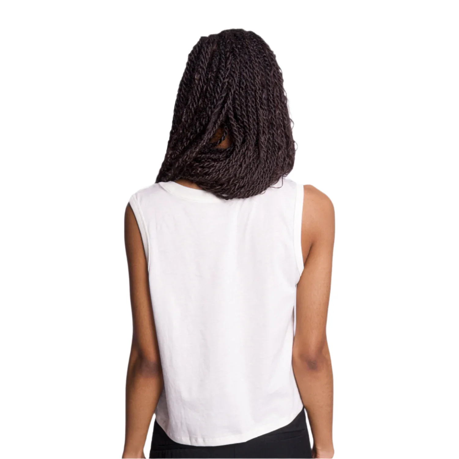 Lusso Miami Hurricanes Women's White U Hurricanes Tank Top - Image 4