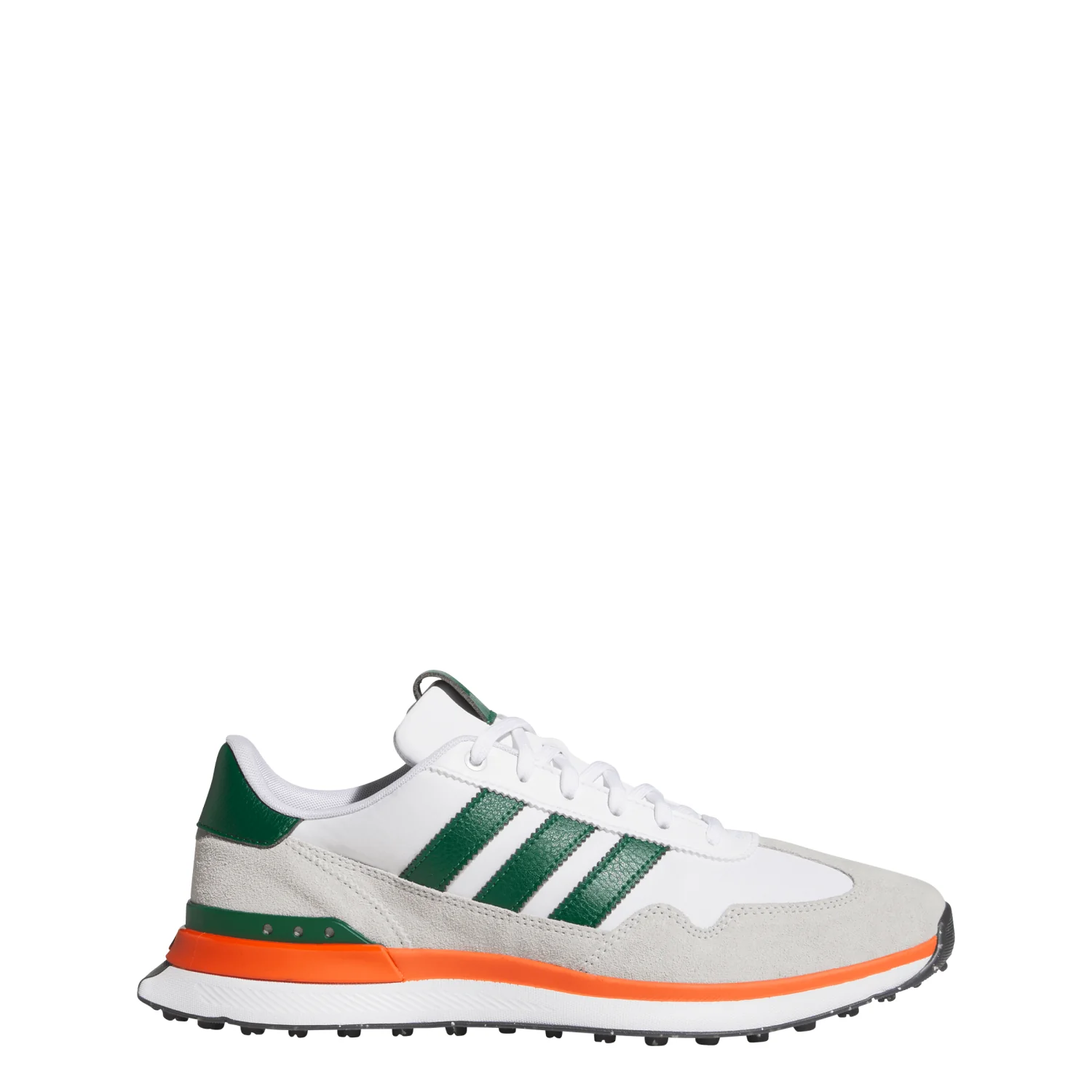 adidas Miami Hurricanes Textile Spikeless Golf Shoes - Image 3