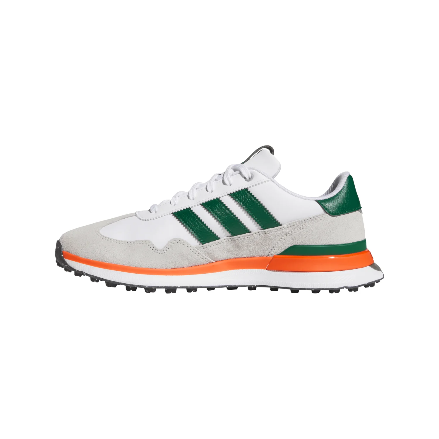 adidas Miami Hurricanes Textile Spikeless Golf Shoes - Image 6