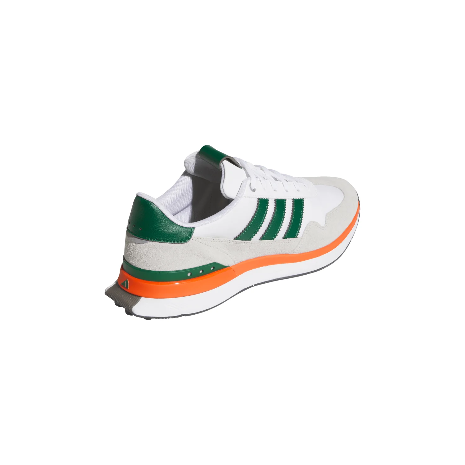 adidas Miami Hurricanes Textile Spikeless Golf Shoes - Image 7