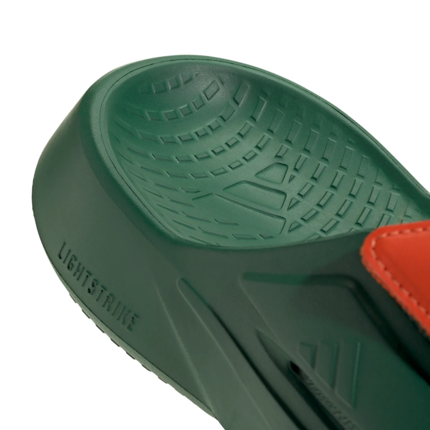 adidas Miami Hurricanes Green Lightblaze Slides - Image 4