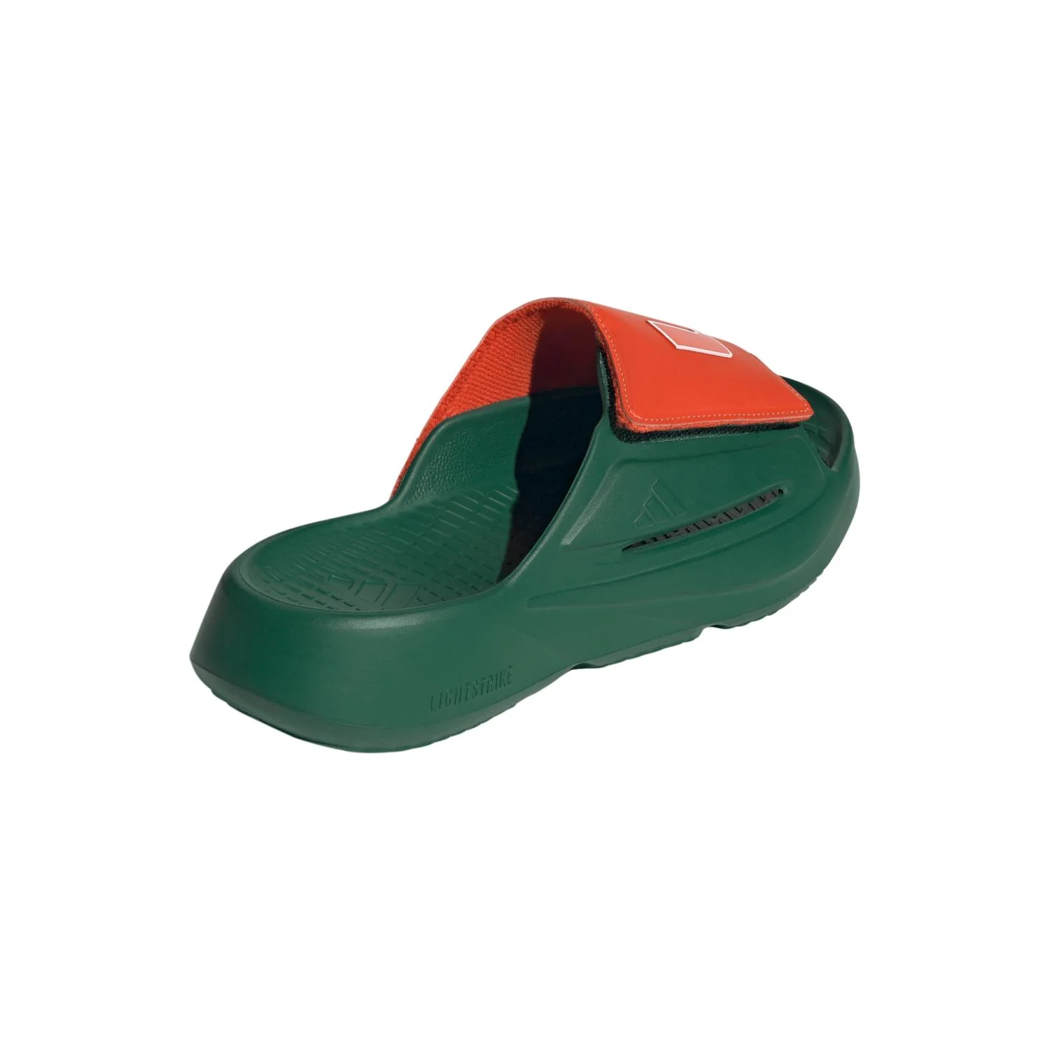 adidas Miami Hurricanes Green Lightblaze Slides - Image 9