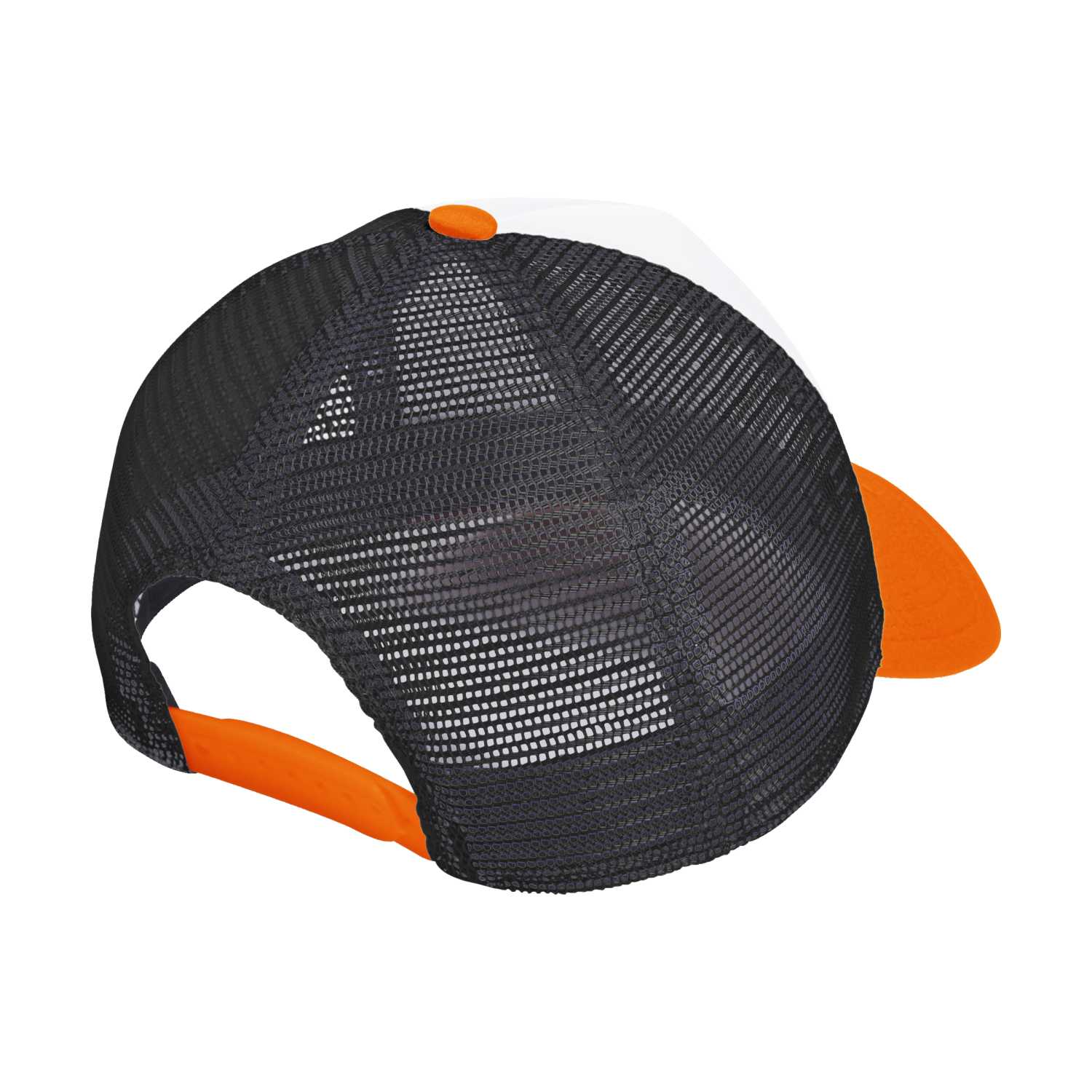 adidas Miami Hurricanes Orange Hurricanes Adjustable Trucker Hat - Image 2