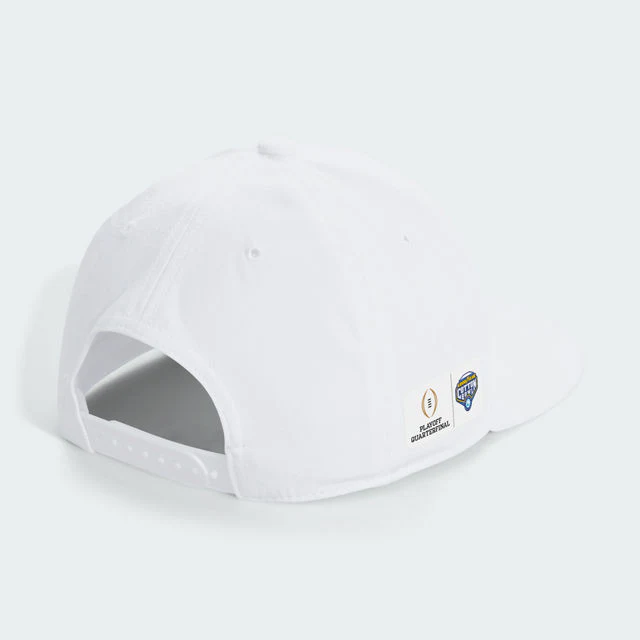adidas Miami Hurricanes White 2025 Goodyear Cotton Bowl Champions Hat - Image 2