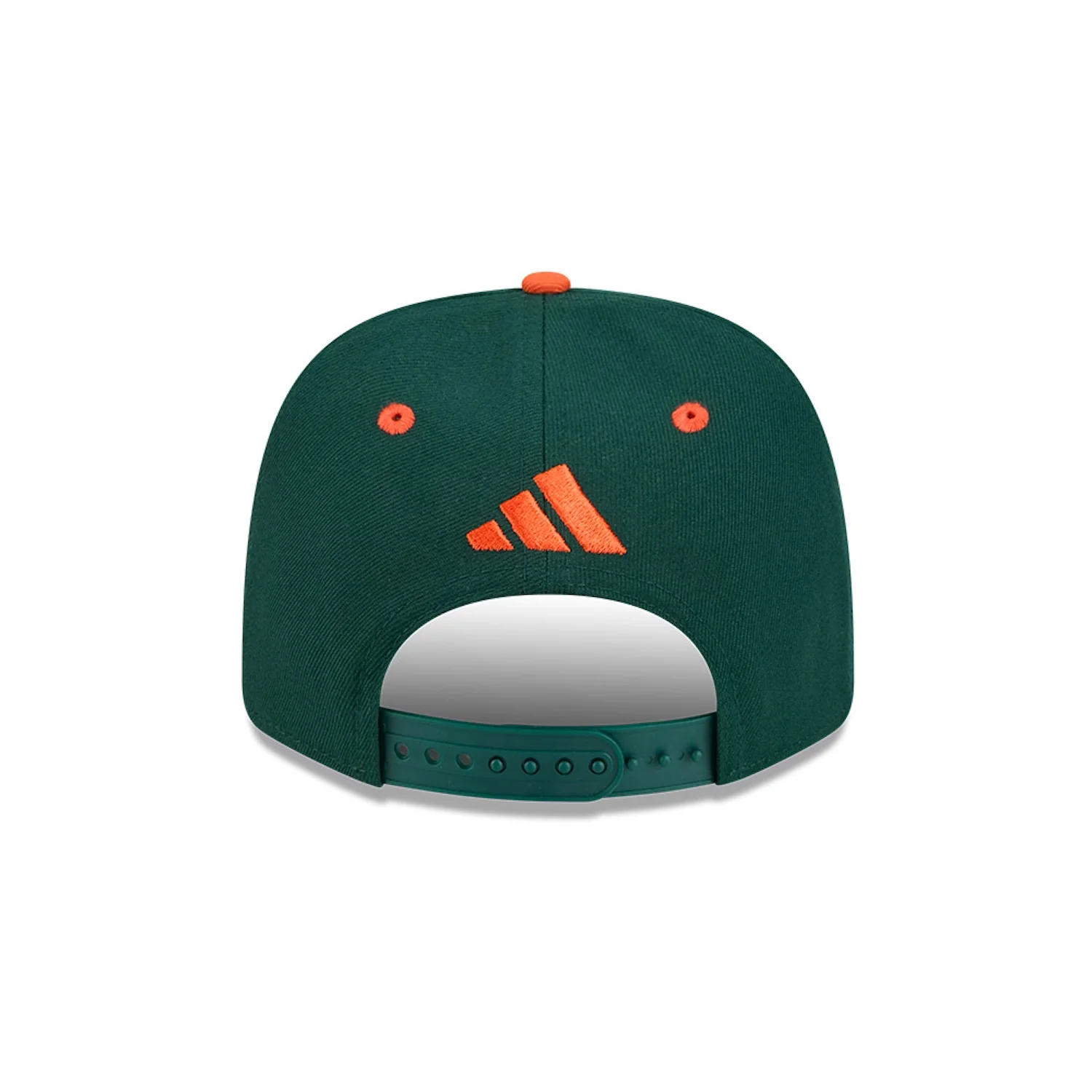 New Era Miami Hurricanes Green and Orange Old English "M" 9SEVENTY Adjustable Hat - Image 5