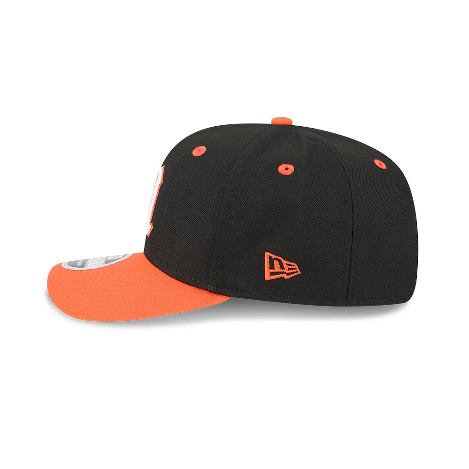 New Era Miami Hurricanes Black and Orange Old English "M" 9SEVENTY Adjustable Hat - Image 4