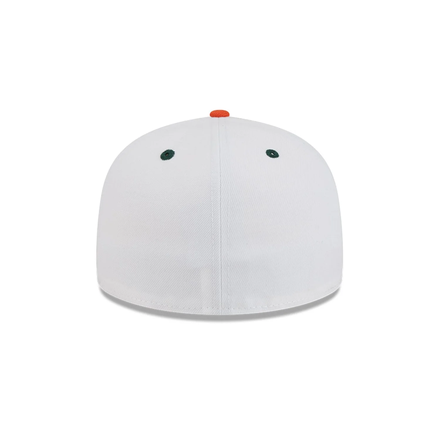 New Era Miami Hurricanes White and Green Old English "M" 59FIFTY Fitted Hat - Image 5