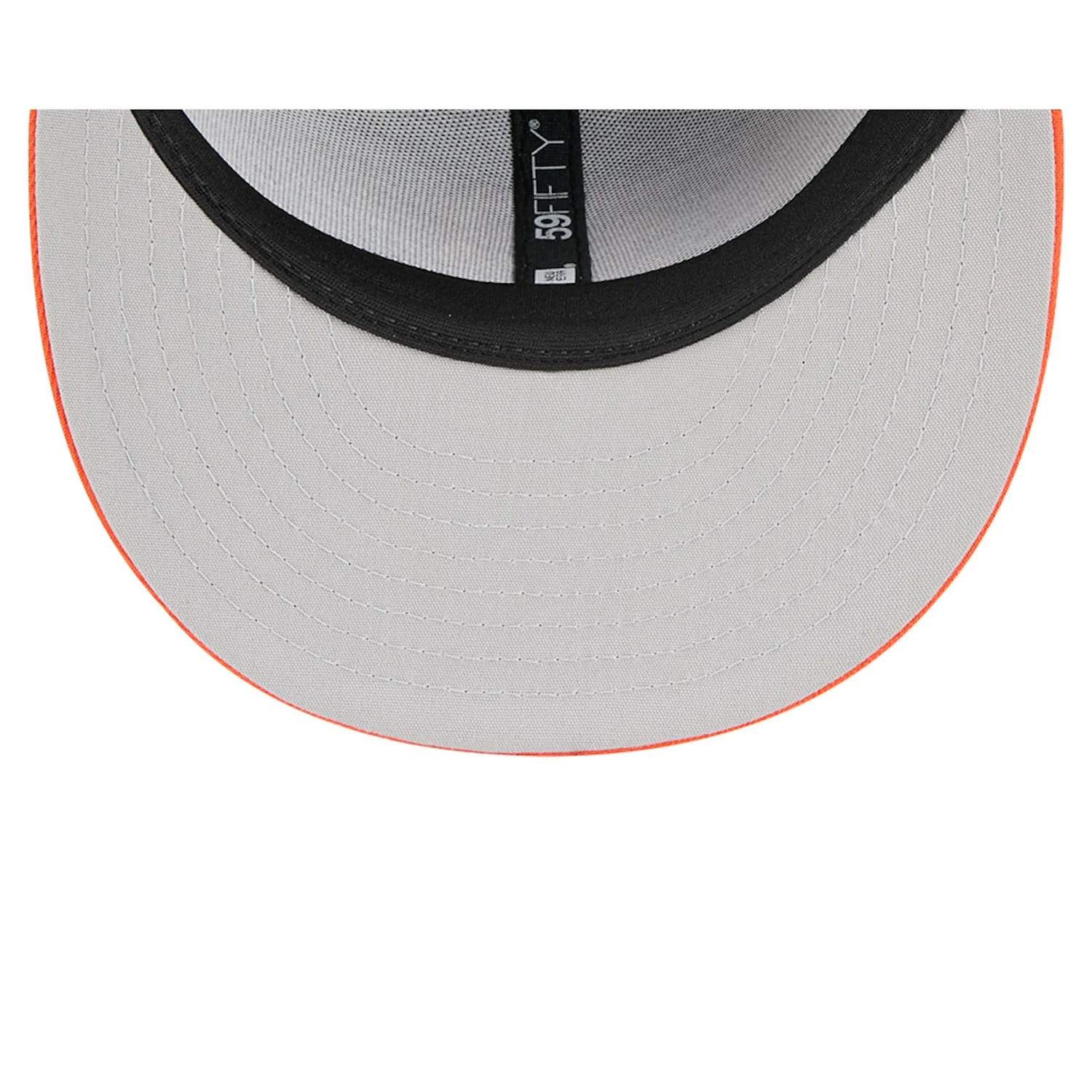 New Era Miami Hurricanes Black and Orange Old English "M" 59FIFTY Fitted Hat - Image 7