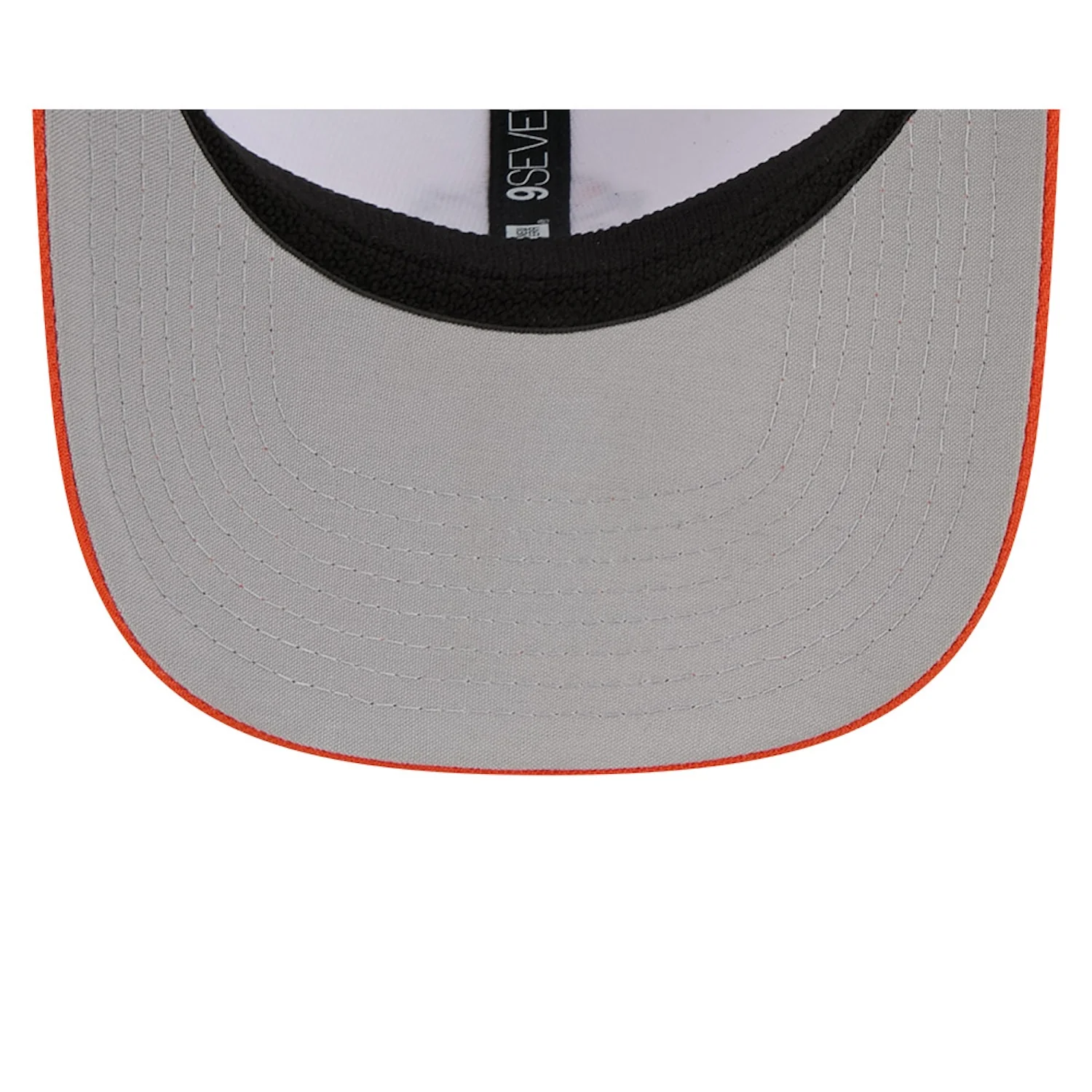 New Era Miami Hurricanes White and Orange Maniac 9SEVENTY Adjustable Hat - Image 7
