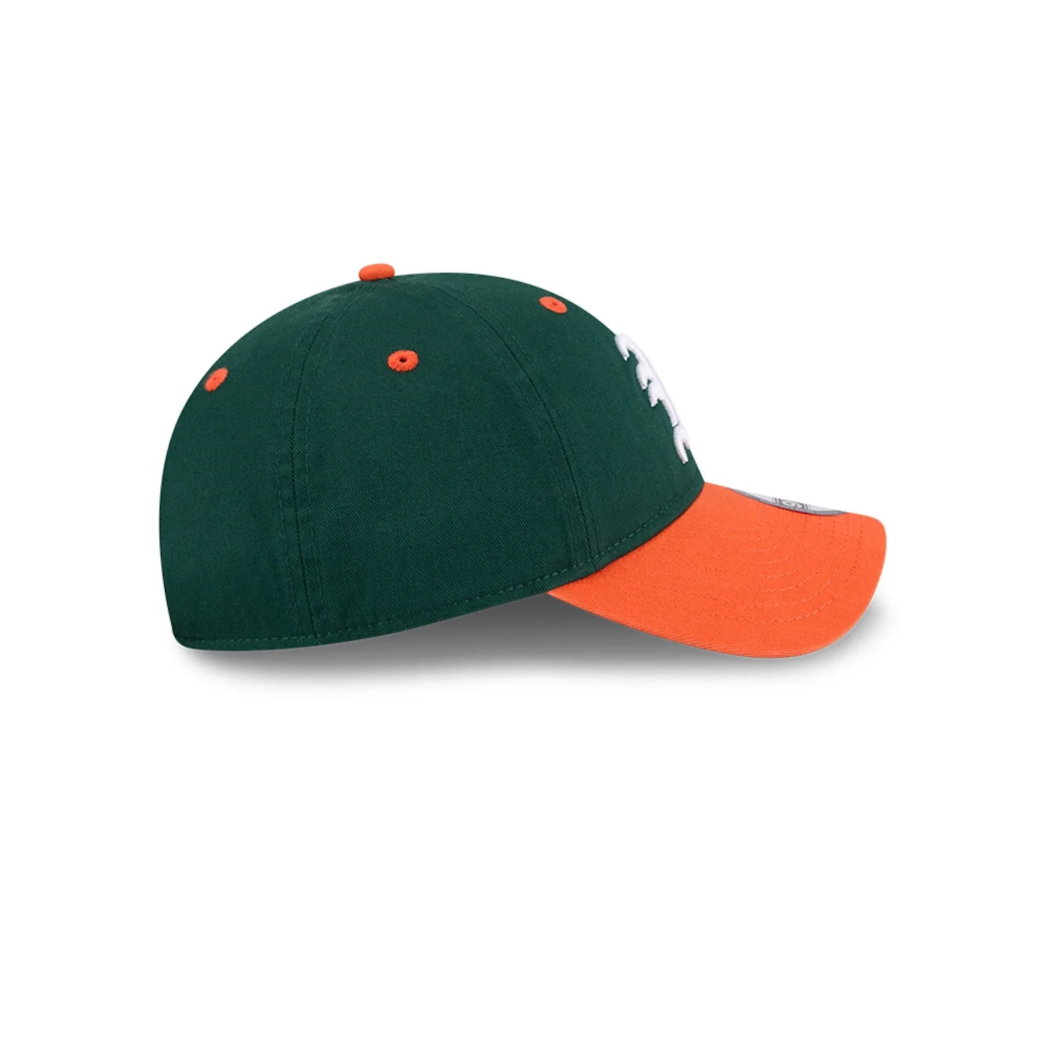 New Era Miami Hurricanes Green and Orange Old English "M" 9TWENTY Adjustable Hat - Image 7