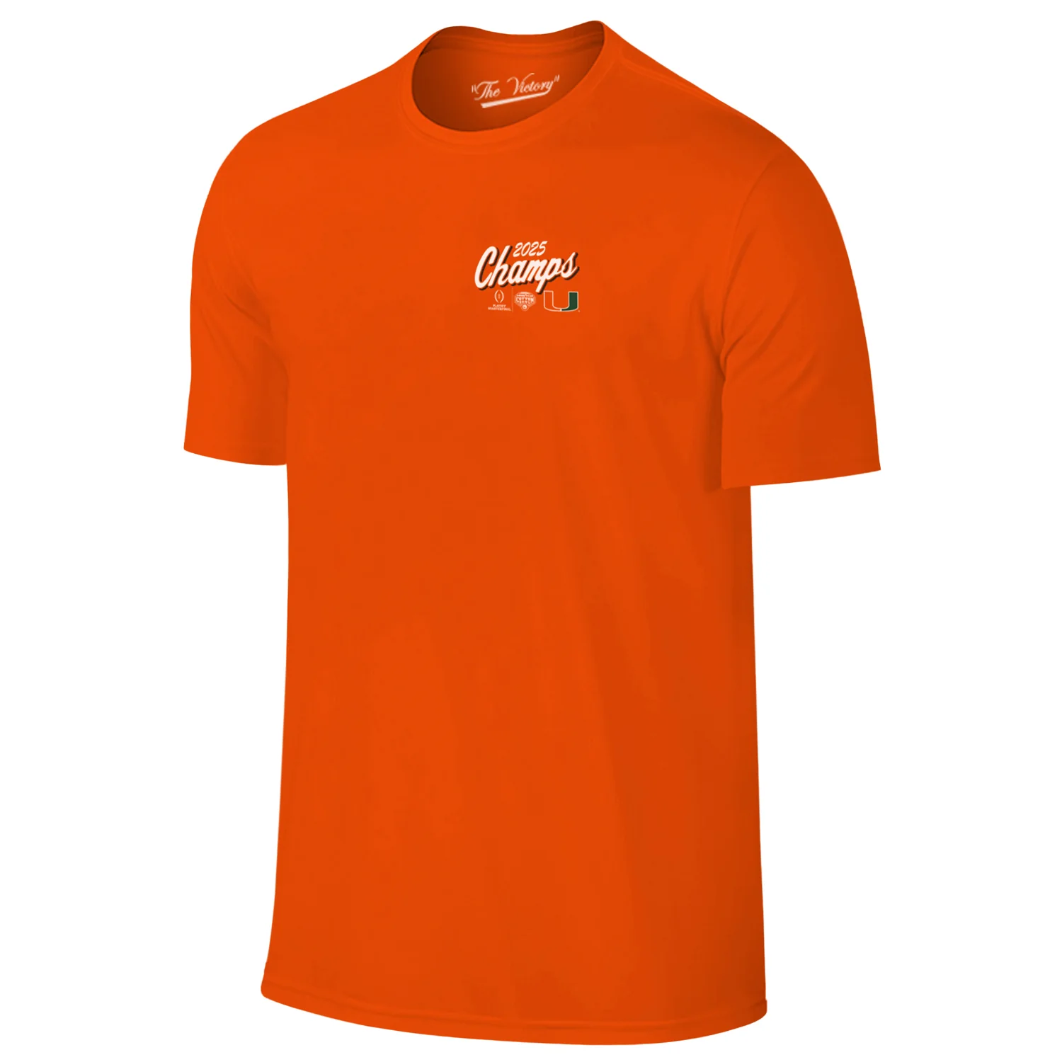 Retro Brands Miami Hurricanes Orange 2025 Goodyear Cotton Bowl Champions T-Shirt - Image 3