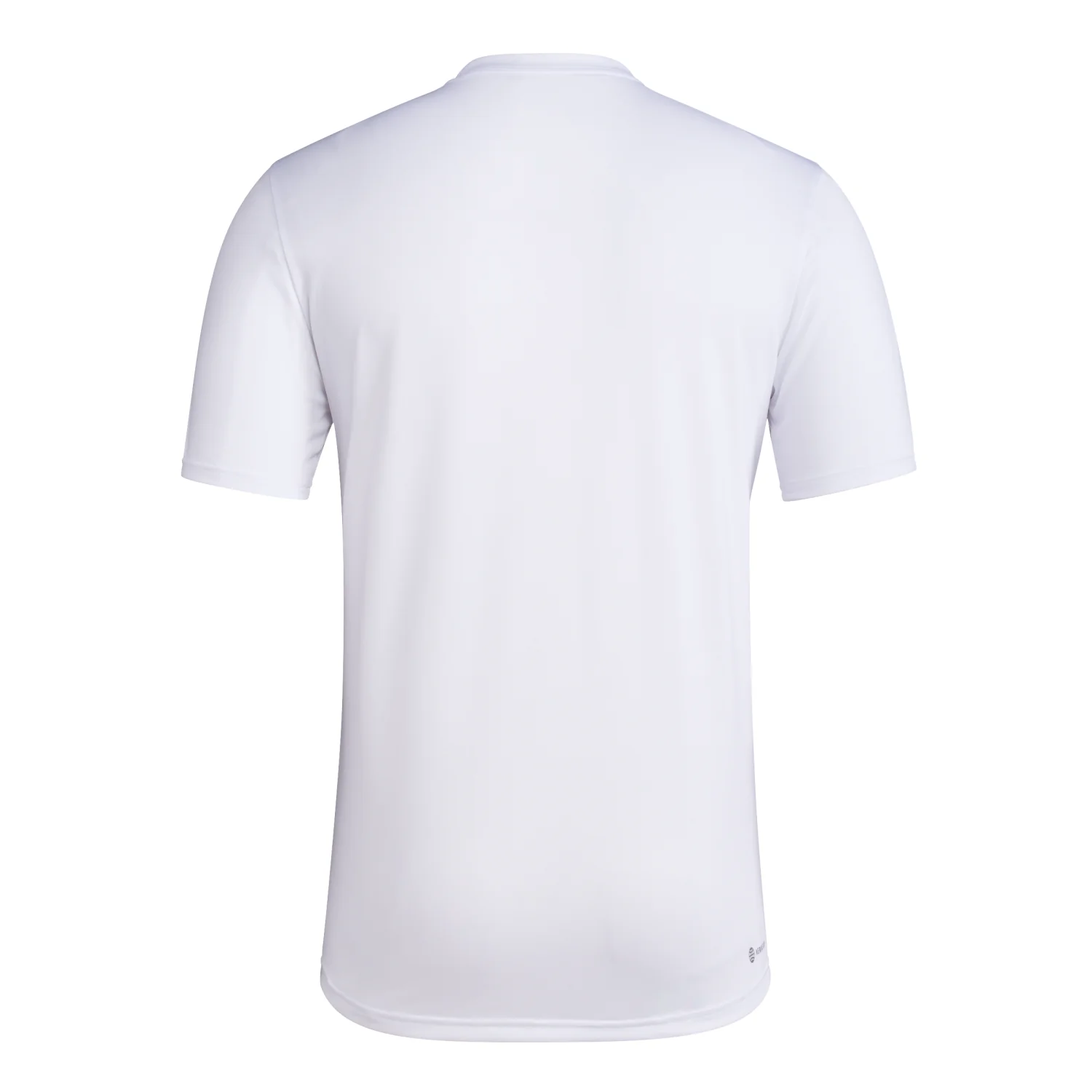 adidas Miami Hurricanes White Miami Football Laces Pregame Performance T-Shirt - Image 2