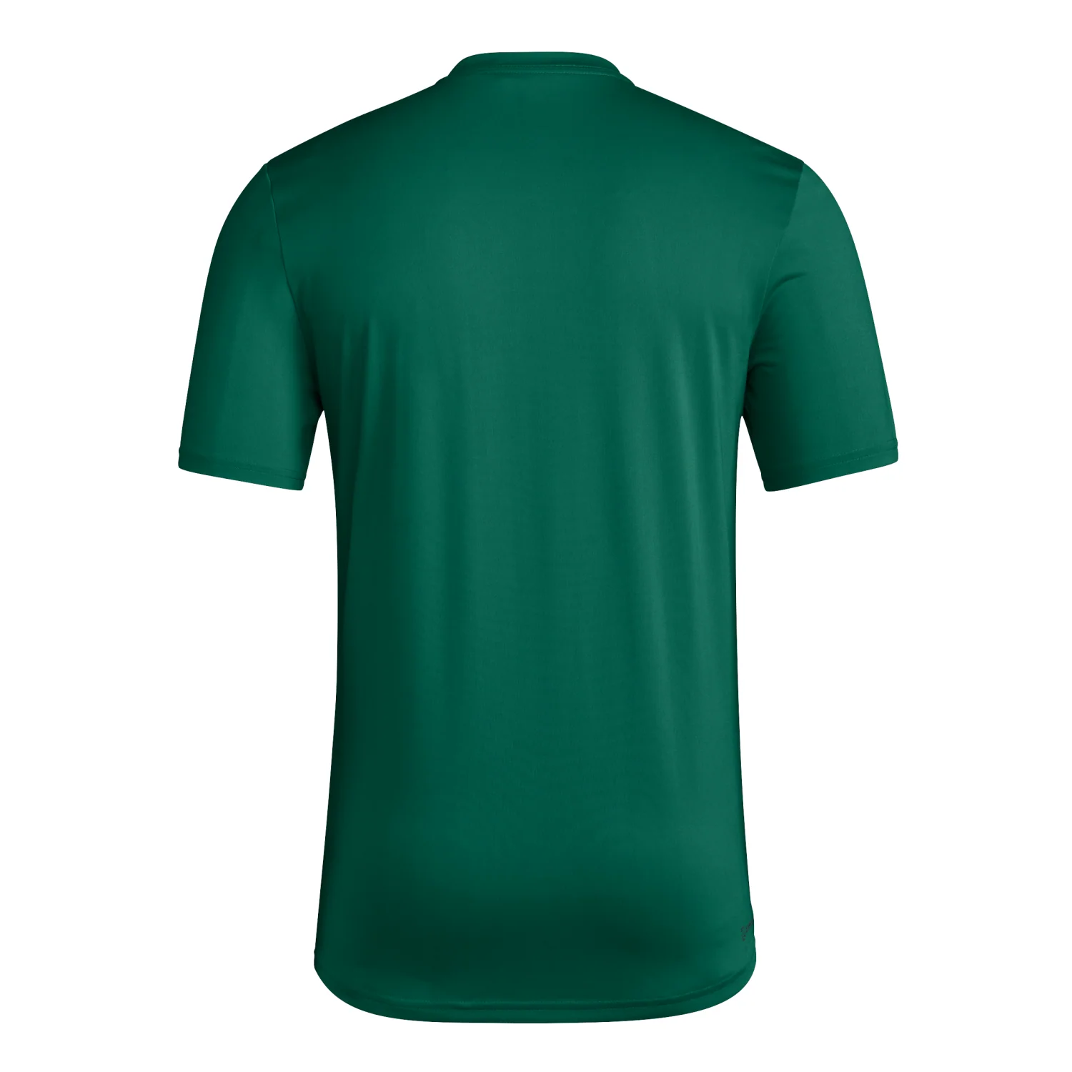 adidas Miami Hurricanes Green Miami Basketball T-Shirt - Image 2