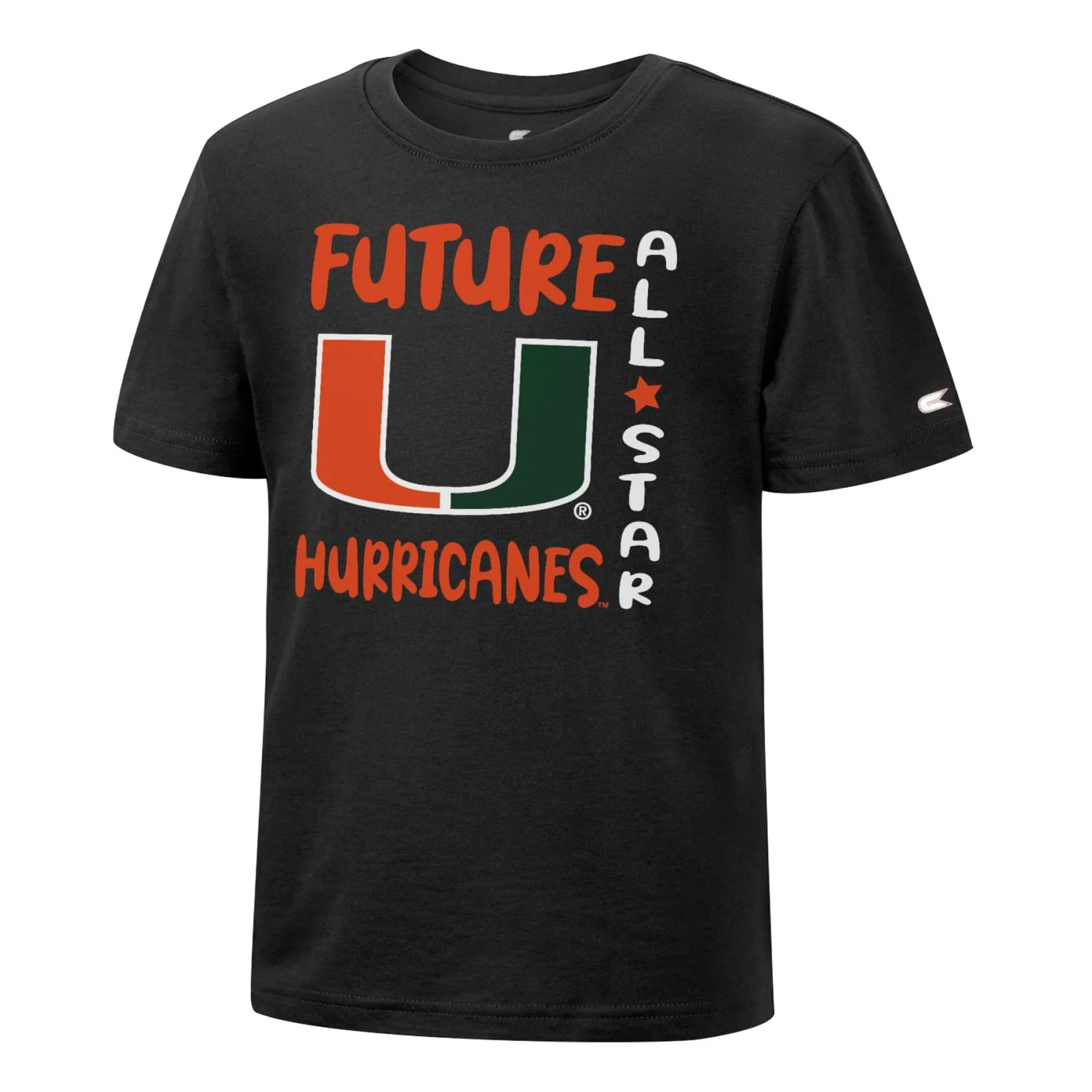 Colosseum Miami Hurricanes Toddler Black Future All-Star