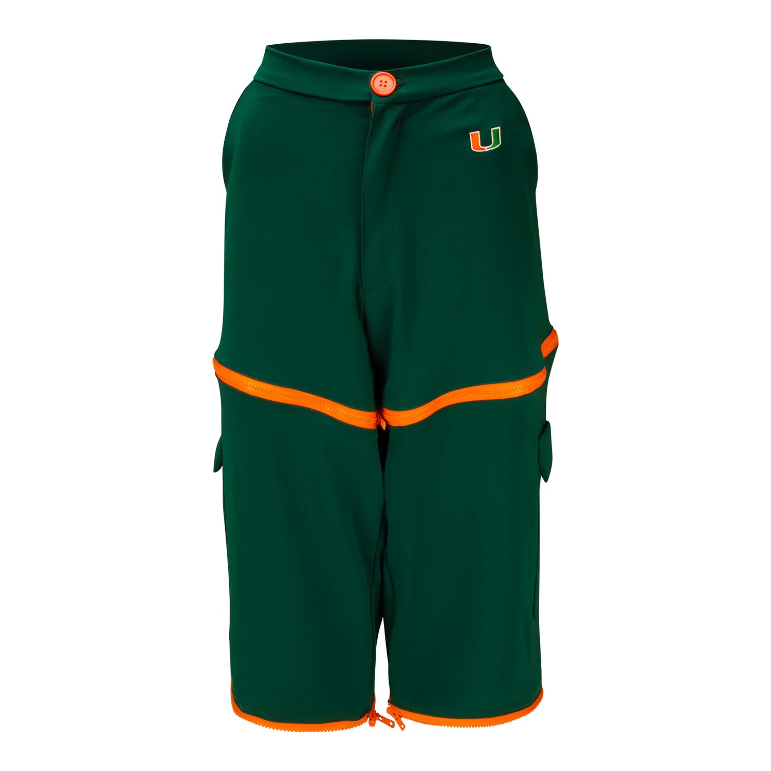 Radmila Lolly University of Miami Women's Green Zippered Pants - Image 5